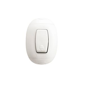 PULSADOR (NA) OVAL COLOR BLANCO 37205402 Bticino