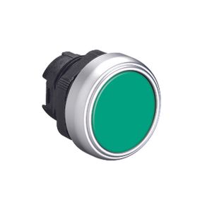 CABEZAL PULSADOR PLANO VERDE, CONTACTO M 2710272 Lovato