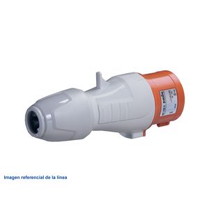 MACHO ENCHUFE INDUSTRIAL P17 3P+T 32A/380V GOMA . 55523804 Legrand