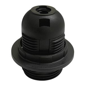 PORTALAMPARA SOQUETE E27 ANILLO NEGRO 37201234 FNX