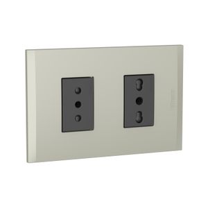 TOMA 10A+10/16A ANTRACITA PL1+1P TERRA 2293EATI02 Bticino