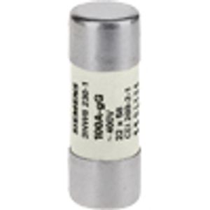 SENTRON, cartucho fusible cilï¿½ndrico, 22 ï¿½ 58 mm, 100 A, fund. gris, Un AC: 500 V 479938461 Siemens