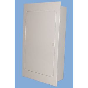 TABLERO MODULAR METALICO EMBUTIR 36 MODULOS DIN CAJA CON CIZALLES, PUERTA METALICA ART. 6095-D 116095105 Saime