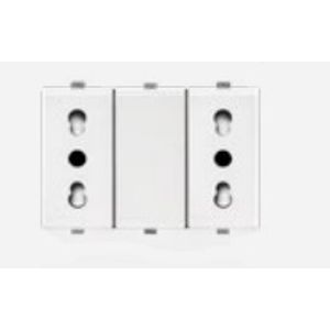 HEMBRA MOD SINTHESI DUPLEX 10/16A 250V 2P+T BLANCO  S22 223501102 Sinthesi