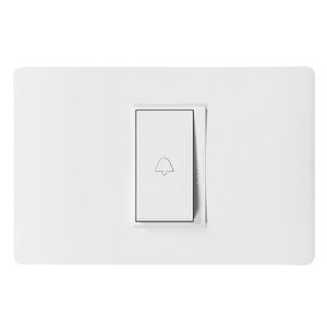 INTERRUPTOR PULSADOR TIMBRE ARMADO BLANCO LUZICA 8110202 Bticino