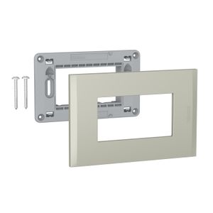 PLACA 3P TERRA CON SOPORTE 5S3TI02 Bticino