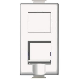 HEMBRA MOD MATIX RJ-45 CAT.6A BLANCO 59795802 Bticino