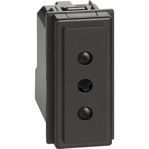 TOMA 10A NEGRA KG4113108 Bticino