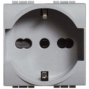 HEMBRA MOD L&L SCHUKO 10/16A GR NT41406108 Bticino