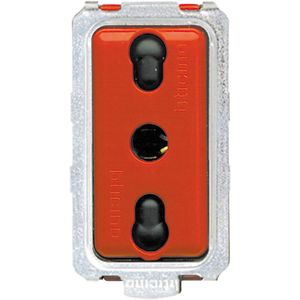 ENCHUFE HEMBRA COLOR ROJO MAGIC 56601502 Bticino