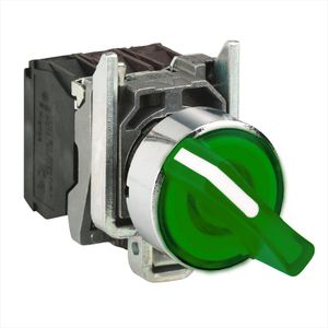 SELECTOR LUM 2POS MET ARM NA+NC 24V VE 2712259 Schneider Electric