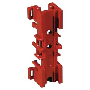 BASE DIN PARA REGLETA Y BORNES DE CONEXION FASE COLOR ROJA SAIME SG 36601505 Saime