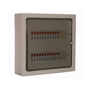 TABLERO METALICO SOBREPONER IP41, 28 MODULOS DIN CAJA CON CIZALLES PUERTA TRANSPARENTE ART. 6892-D 11689205 Saime