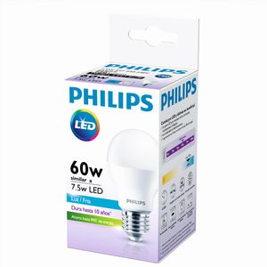 AMPOLLETA LED BULBO PHILIPS ESSENTIAL 7.5W E27 6.500K A60 229631207 Philips