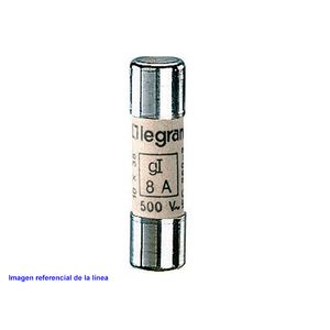 FUSIBLES INDUSTRIALES CILINDIRCOS TIPO GG(RAPIDOS) 8X32 6A. 1230604 Legrand