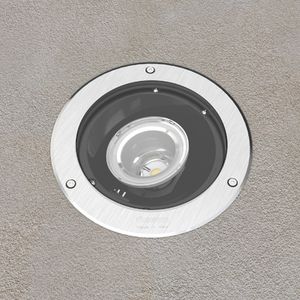 FOCO EXTERIOR EMBUTIDO PISO LED 19W 2300LM 4K ORIENT IP68 INOX 530437130 Disano
