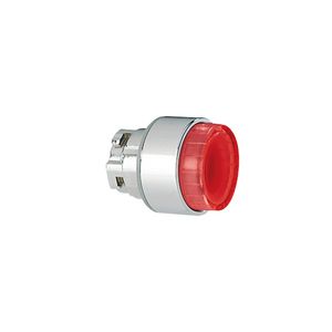 CABEZAL LUMINOSO PULSADOR SALIENTE TRANSPARENTE, CONTACTO MOMENTANEO, METALICO, IP65 2442772 Lovato