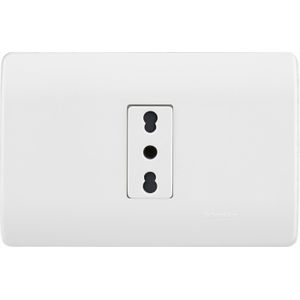 PLACA GENESIS ARMADA CON TOMA CORRIENTE BIPASO 10/16A 2P+T, BLANCO 2754663 Schneider Electric