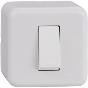 CASQUETE INTERRUPTOR ARMADO SOBREPUESTO 9/12 16A BLANCO 6611063 Schneider Electric