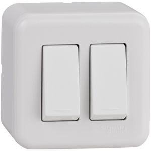 CASQUETE INTERRUPTOR ARMADO SOBREPUESTO 9/15 16A BLANCO 6621063 Schneider Electric