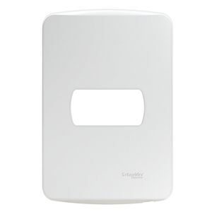 Placa Miluz 1 modulo con soporte - blanco 5721003 Schneider Electric