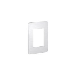 PLACA ORION 3 MODULOS, ALUMINIO/COSMIC GREY 3310370503 Schneider Electric