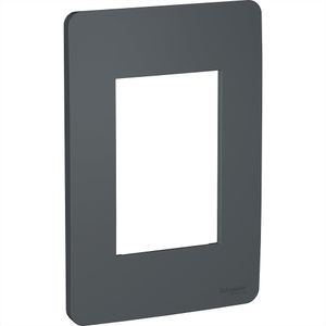 PLACA ORION 3 MODULOS, STELLAR BLACK 3010329403 Schneider Electric
