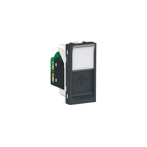 TOMA DE DATOS RJ45 TIPO UTP ORION CAT5E 1 MODULO, GRAFITO 54009403 Schneider Electric