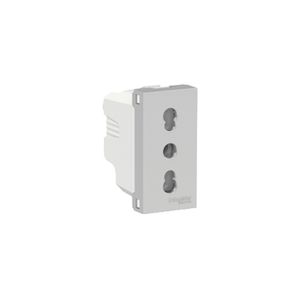 TOMA CORRIENTE ORION 10/16A 250V 2P+T 1 MODULO, ALUMINIO 20387403 Schneider Electric