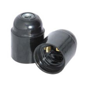 PORTALAMPARA DE BAKELITA E-27 BORNES CON TORNILLOS - NEGRO 37203603 Schneider Electric