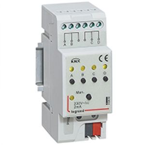 INTERFAZ BINARIA KNX 4 CANALES 265VAC/DC 269304 Legrand