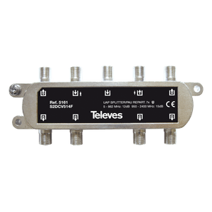 REPARTIDOR 5-2400MHZ F 7D 12/14DB INTERI 5161146 Televes
