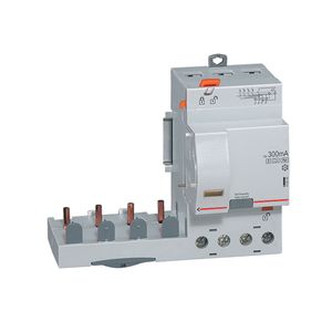 BLOQUE DX3 DIFERENCIALTETRAPOLAR ADAPTABLE PARA INTERRUPTORES AUTOMATICOS 1 MODULO/POLO 41051204 Legrand