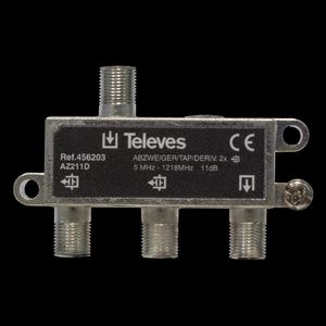 DERIVADOR 5-1218MHZ F 2D 11DB INTERIOR 456203146 Televes