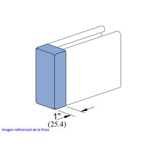 TAPA PLAST EXT/RIEL P-2860/50 P 339911636 Unistrut