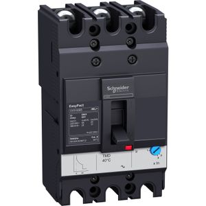 INTERRUPTOR EASYPACT REGULABLE CVS100BS TERMOMAGNETICO 25A 3P 25KA UNIDAD TMD 51093259 Schneider Electric