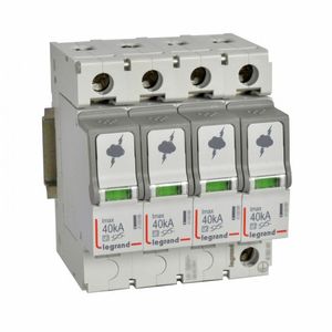LIMITADOR SOBRETENSION LEXIC SOBREPUESTOR T2 40KA 3P440V+SD 41223304 Legrand