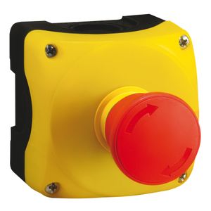 PULSADOR EMERGENCIA CON CAJA ROJO/AMARIL 2413772 Lovato