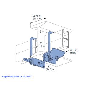 ABRAZ DOBLE PERFIL/VIGA P-2868/A EG 339913436 Unistrut