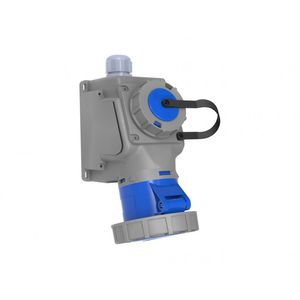 ENCHUFE INDUSTRIAL IP67, LIBRE DE HALOGENOS, HEMBRA SOBREPUESTA, 220V, 32A, 2P+T, BEMIS 6112035 Bemis