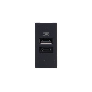 CARGADOR USB AC 1M NEGRO 419159202 Bticino