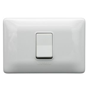 PLACA INTERRUPTOR 9/12 1M SIMPLE S12 BLANCO 1293001102 Sinthesi