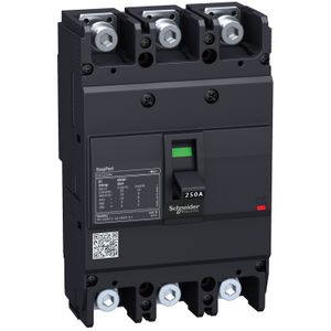 INTERRUPTOR FIJO SIN REGULACION EASYPACT EZC250 200A 3P 18KA UNIDAD TMD 28320059 Schneider Electric