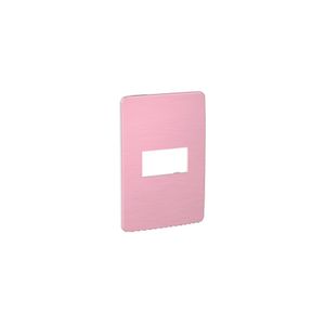 PLACA ORION 1 MODULO, BLANCO/VENUS PINK 3310162503 Schneider Electric