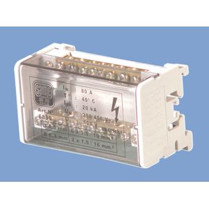 REPARTIDOR BIPOLAR 80A 2x16+6x10mm2 SAIME Saime 683005 Saime