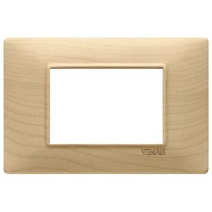 PLACA 3 MODULOS. TECNOPOLIMERO. 146536176 Vimar