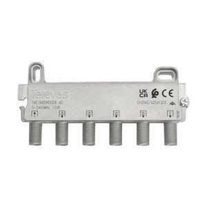 DERIVADOR 5-2400MHZ F 4D 12DB INTERIOR CON PASO DC (TA - PLANTA 1) 519342146 Televes