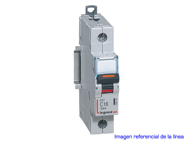 **「MU」** INTERRUPTOR MAGNETOTERMICO DX3 25KA CURVA C UNIPOLAR