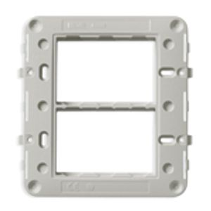 SOPORTE 6 MODULOS (3+3) 4X4 IN. CON TORNILLOS. PARA CAJAS EMPOTRABLES 961976 Vimar