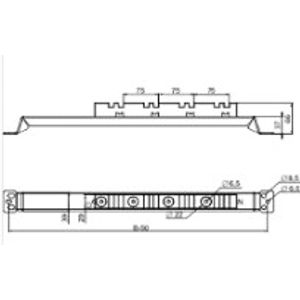 SOPORTE DE BARRA VERTICAL P/TABLEROS SPA 3664059 Schneider Electric